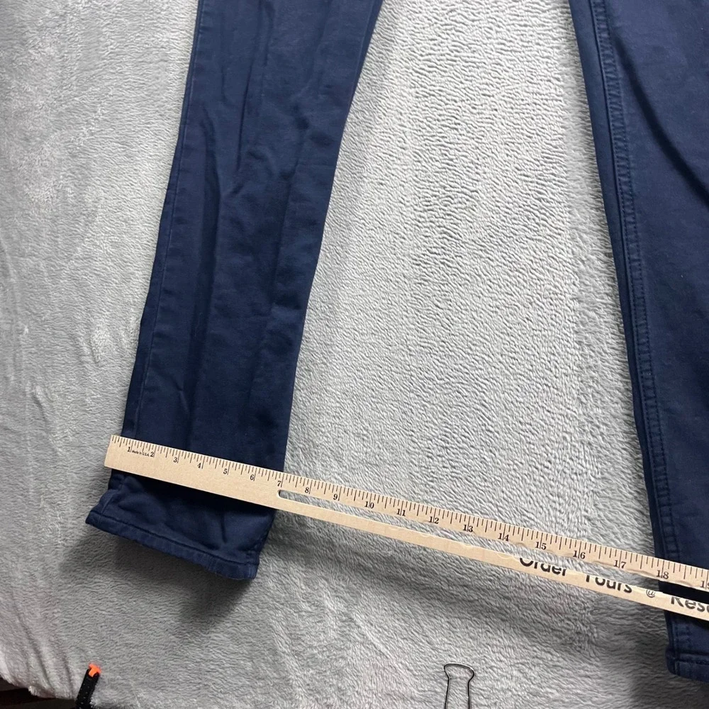 Banana Republic Traveler Slim Fit Pants Mens 34x32‎ Navy Blue 5-Pocket Chino